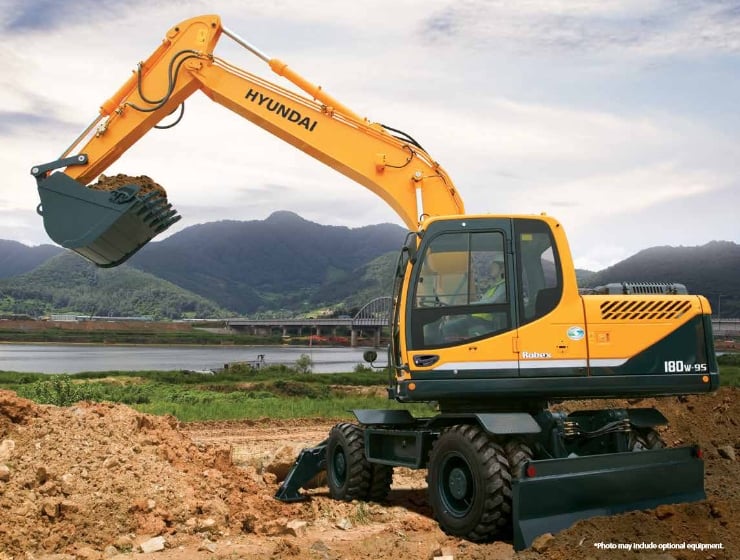 Máy xúc Hyundai R180W-9S