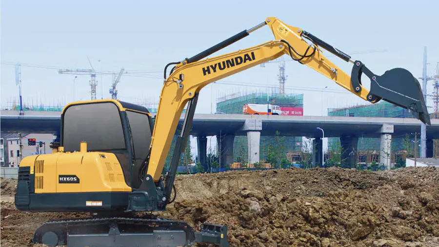 Máy Xúc Bánh Xích Hyundai HX60S Gầu 0,21m&sup3;