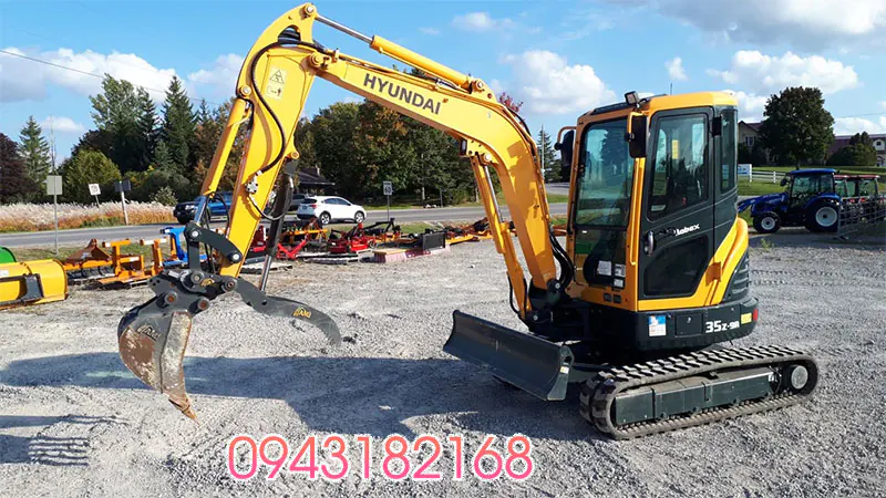 Máy xúc đào bánh xích Hyundai R35Z-9A gầu 0,11m&sup3;
