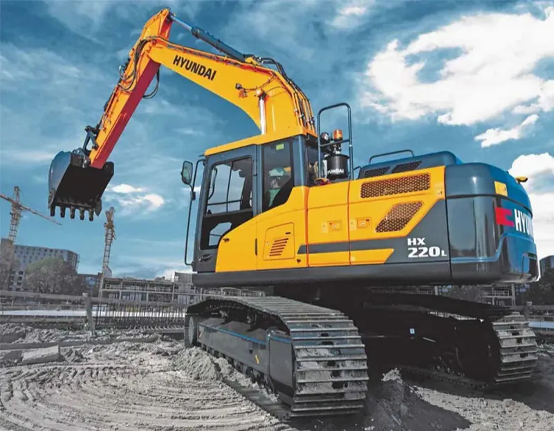 Máy xúc đào bánh xích Hyundai HX210S