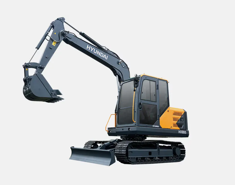 Máy xúc đào bánh xích Hyundai HX80G