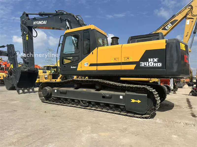 Máy Xúc Đào Bánh Xích Hyundai HX340HD gầu 2,3m3