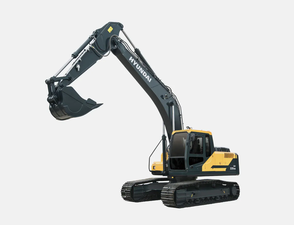Máy xúc đào bánh xích Hyundai HX220HD Gầu 1.2m³