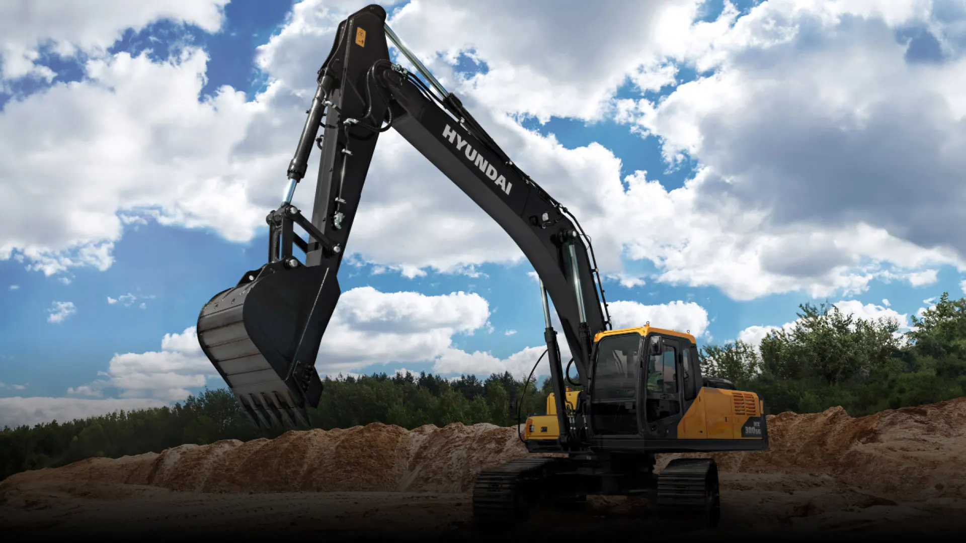 Máy xúc đào bánh xích Hyundai HX300SG