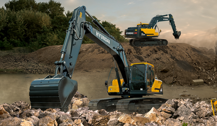 Hyundai HX220S Gầu 0,92m³~1.1m³