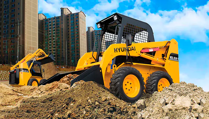 máy xúc trượt Hyundai HSL850-7A